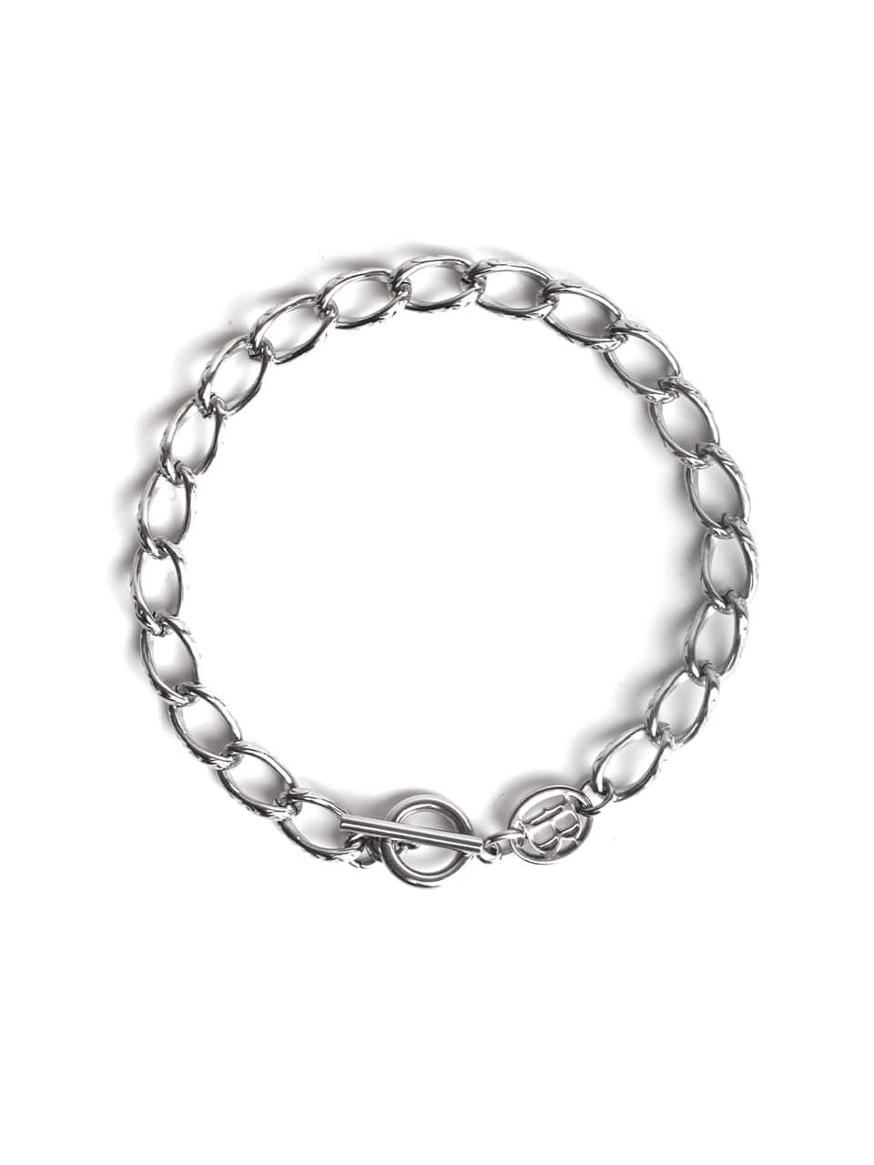 [써지컬스틸] JB047 Texture chain bracelet