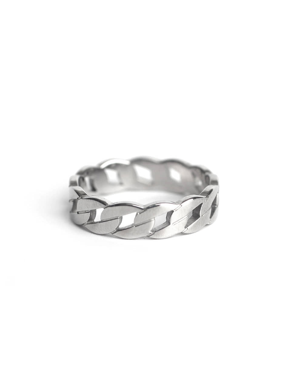[써지컬스틸] JB049 Flat chain ring