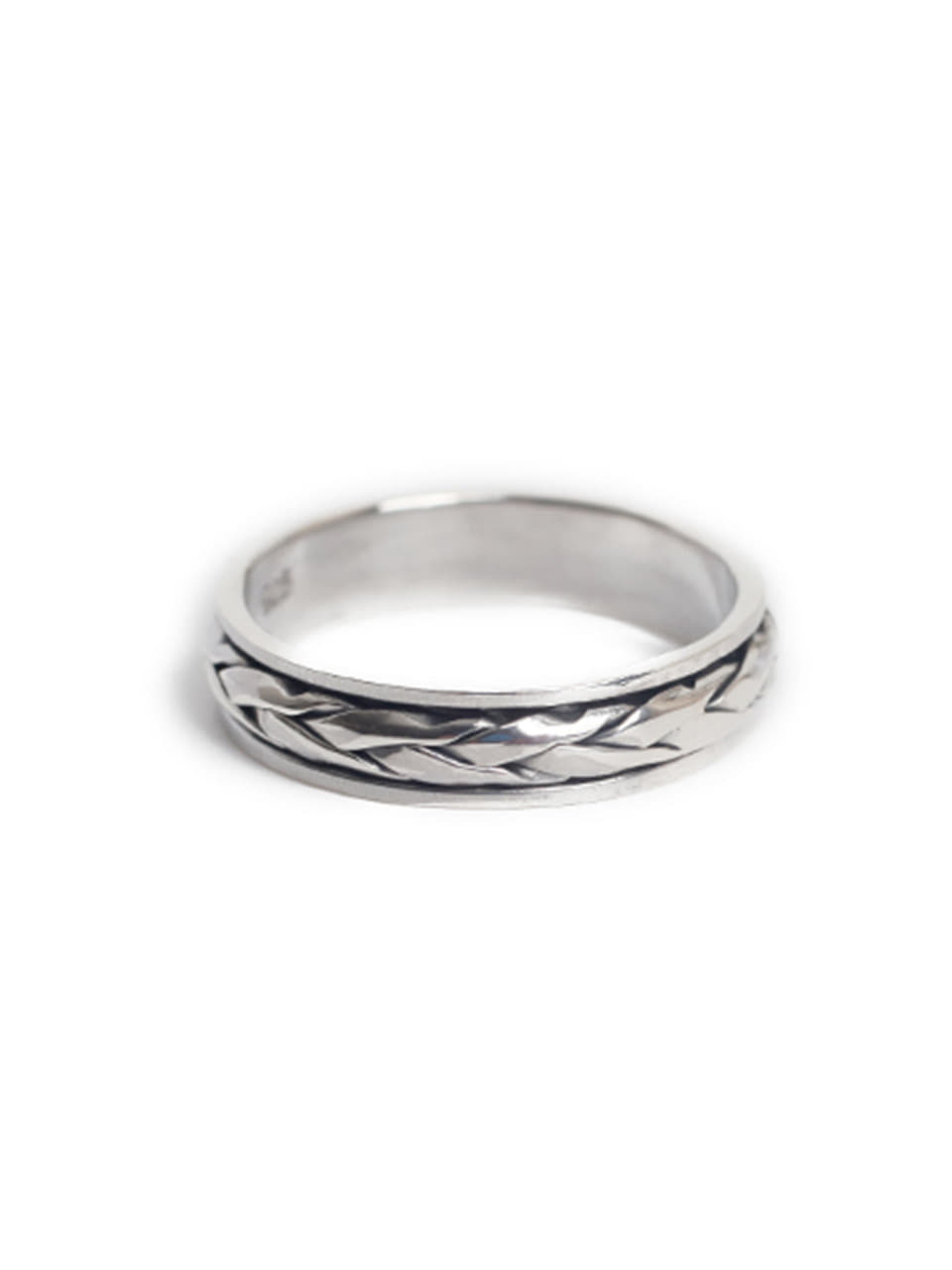 [샤이니 온유,이채민 착용] [Silver925] BR23 Rope texture revolving ring