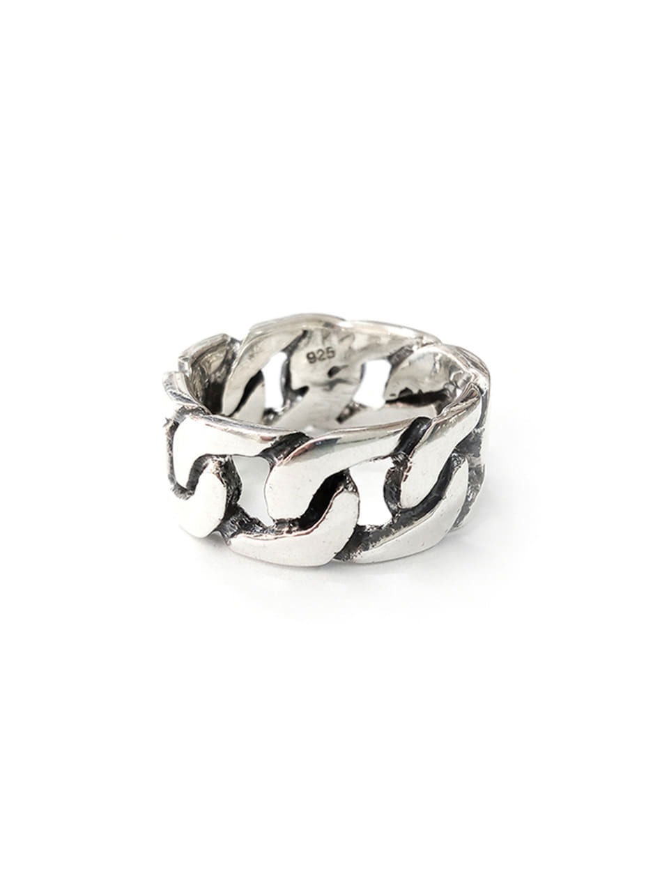 [기현 착용][Silver925] BR54 Bold chain ring