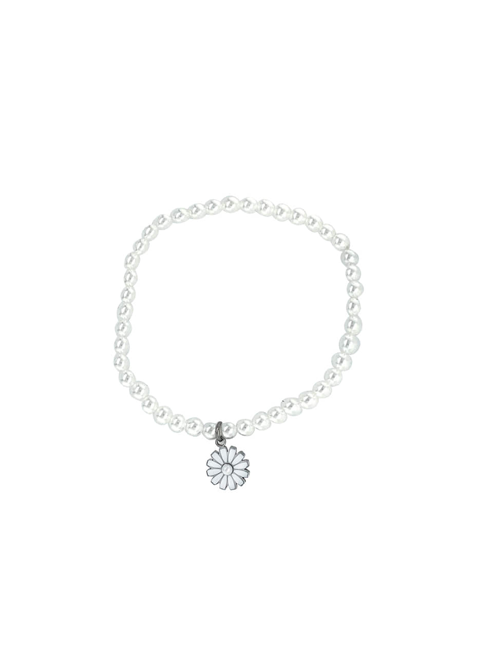 BHS304 Daisy Pearl Bead Bracelet