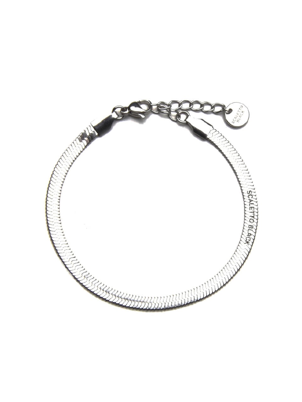 BA047 [Surgical steel] Snake chain bracelet