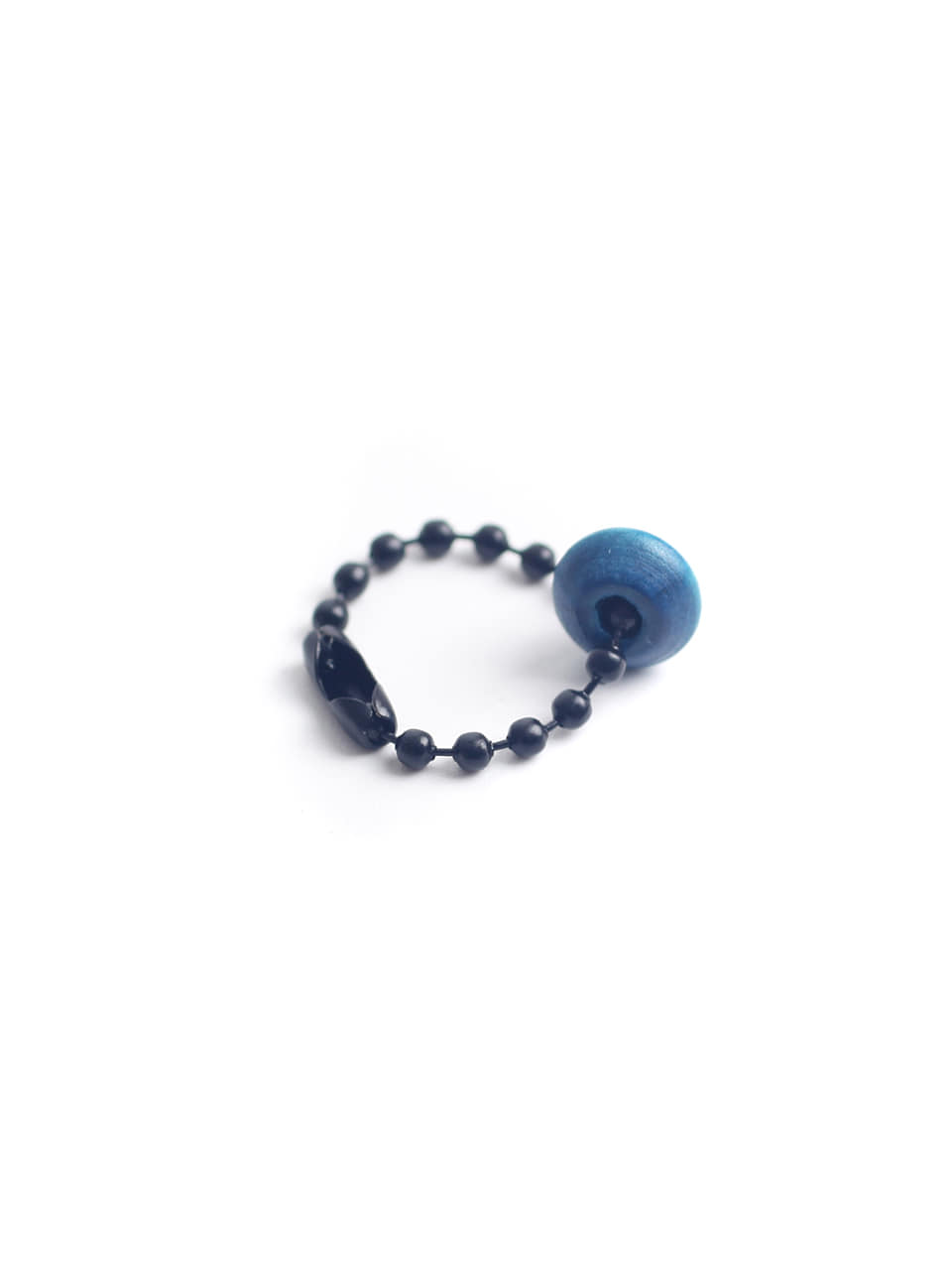 DS27 Blue beads ring