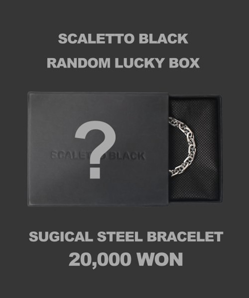[랜덤럭키박스] SCB702 Surgical steel bracelet