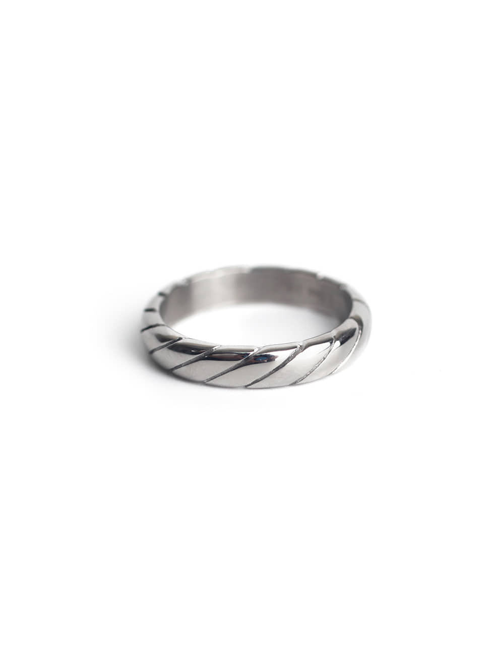 [써지컬스틸] JB050 Twist texture ring