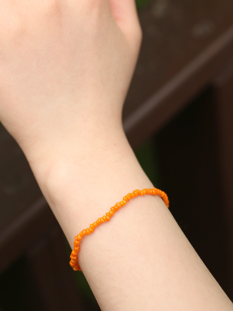 DS38 Orange beads bracelet
