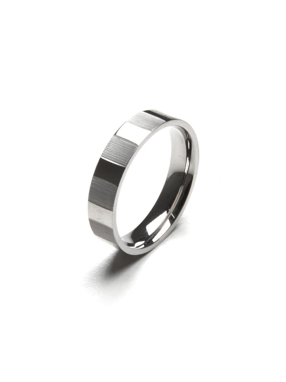 [재윤 착용]BA026 [Surgical steel] Stripe pattern ring