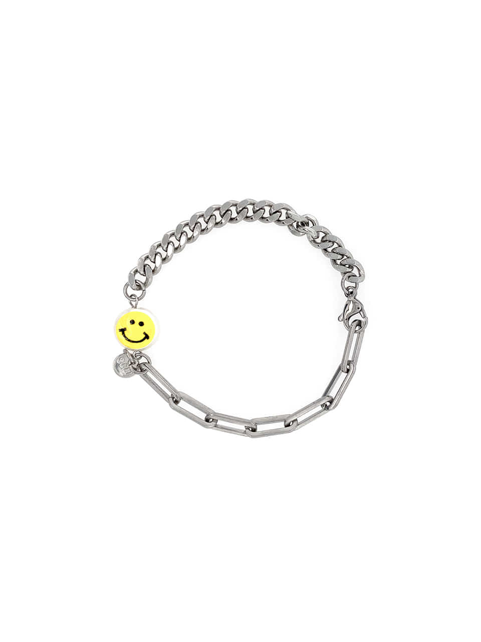 BHS307 Pearl Smile Bold Chain Mix Bracelet