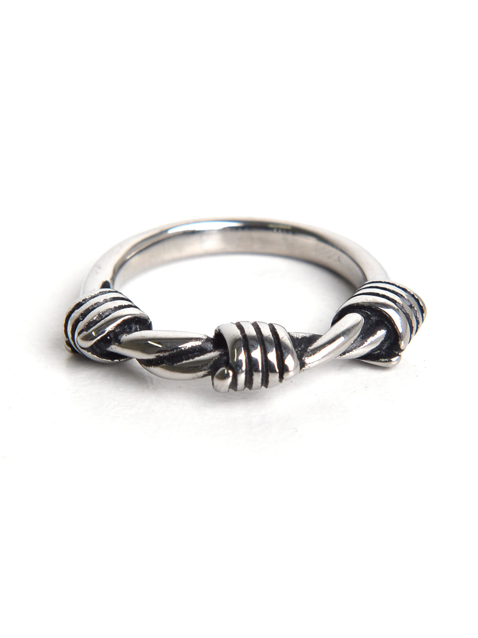 BAT405 [surgical steel]Wild Twisted &amp; Knot Ring