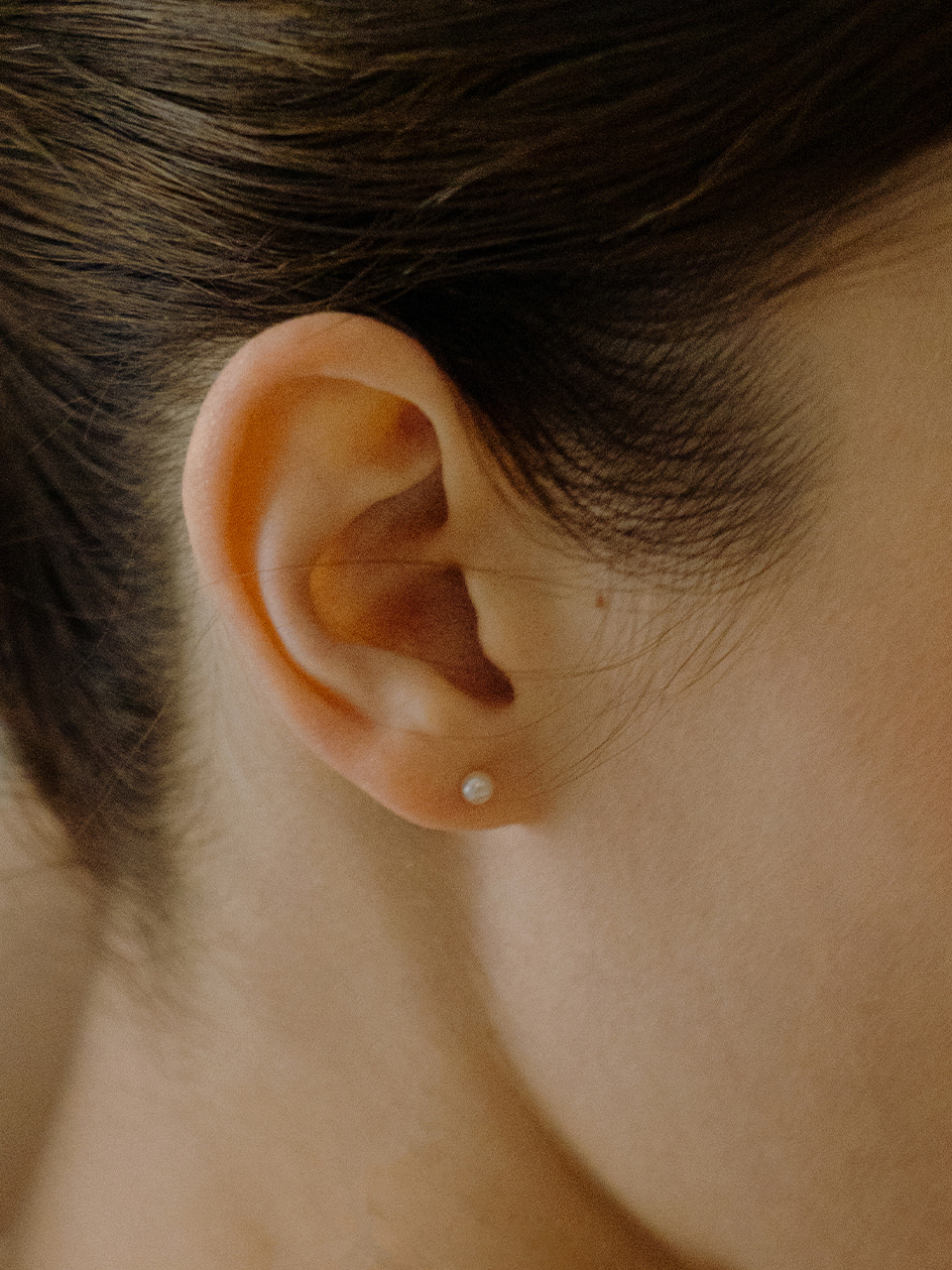 HE011 [SILVER925] mini freshwater pearl earrings