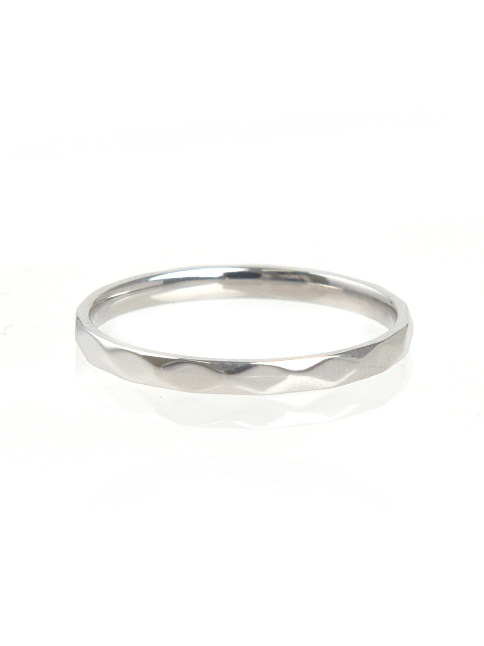 BAT401 [surgical steel]Cutting simple layered Ring