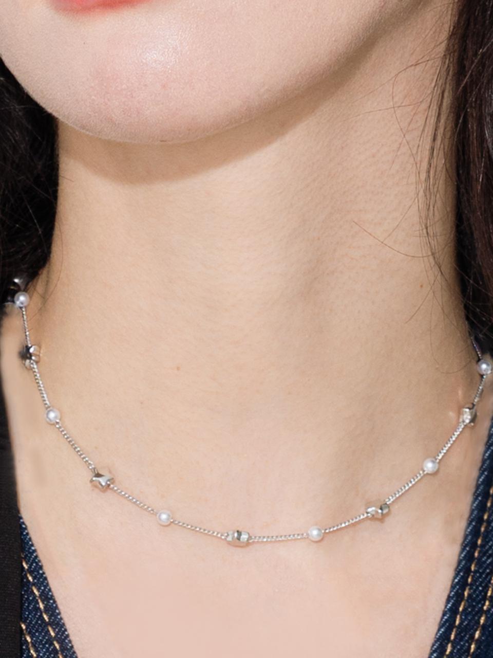 CKE204 Little Star Pearl Necklace