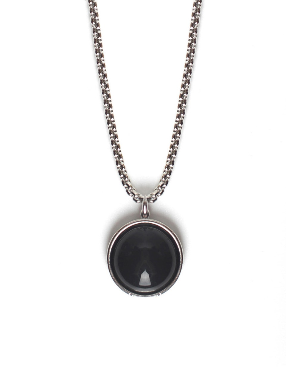 SCB066 Black pendant necklace